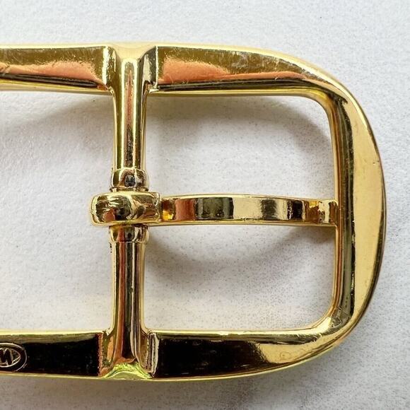 Vintage Gold Tone Simple Basic Belt Buckle for up to 1 Inch Belt - Picture 4 of 8